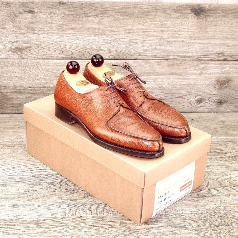 $579 Handmade VASS Shoes Norweger (EU40) - US 7 M - Cognac w/ Lasted Vass Trees - Picture 16 of 16